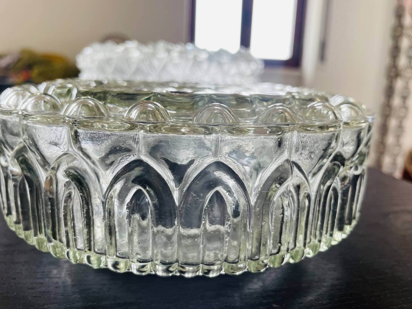 Pair glass lights for ceiling or wall
