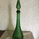 Italian bottle in green glass