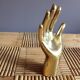 Vintage brass hand