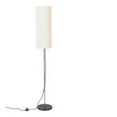 Lampe de sol vintage avec abat-jour en tube beige