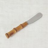 Bamboo handle cheese and butter knives