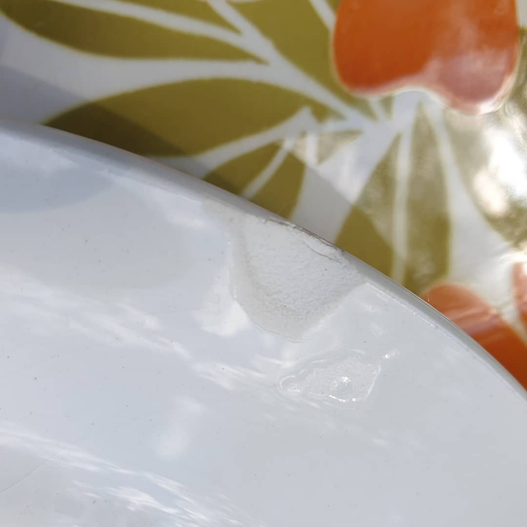 Suite of 7 dessert plates Digoin