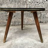 Triangular side table
