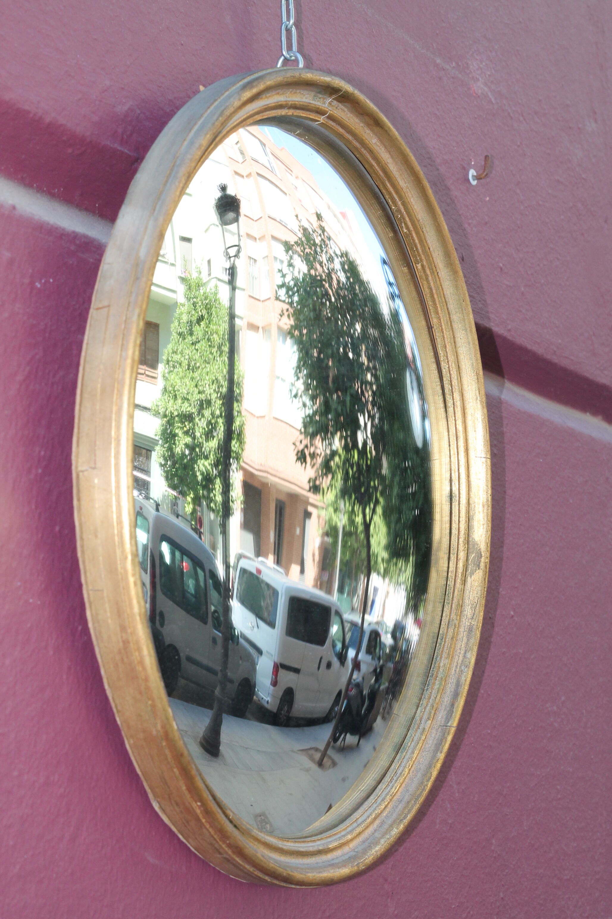 Vintage mirror "fisheye"