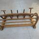 Fischel curved wood wall coat rack