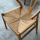 Set of 6 'CH24' wishbone dining chairs by Hans J Wegner for Carl Hansen, De