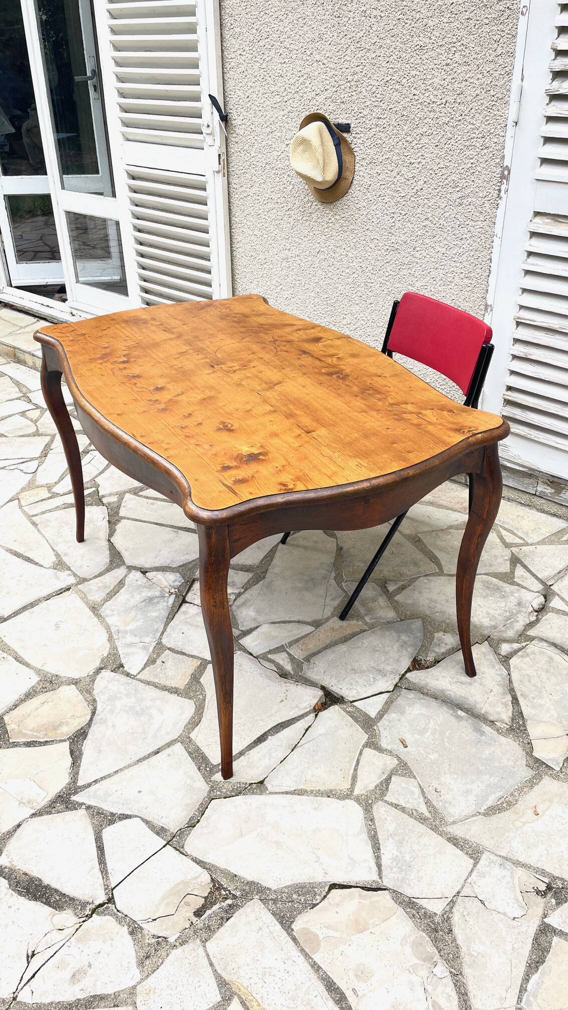 TABLE BUREAU Pieds Courbés