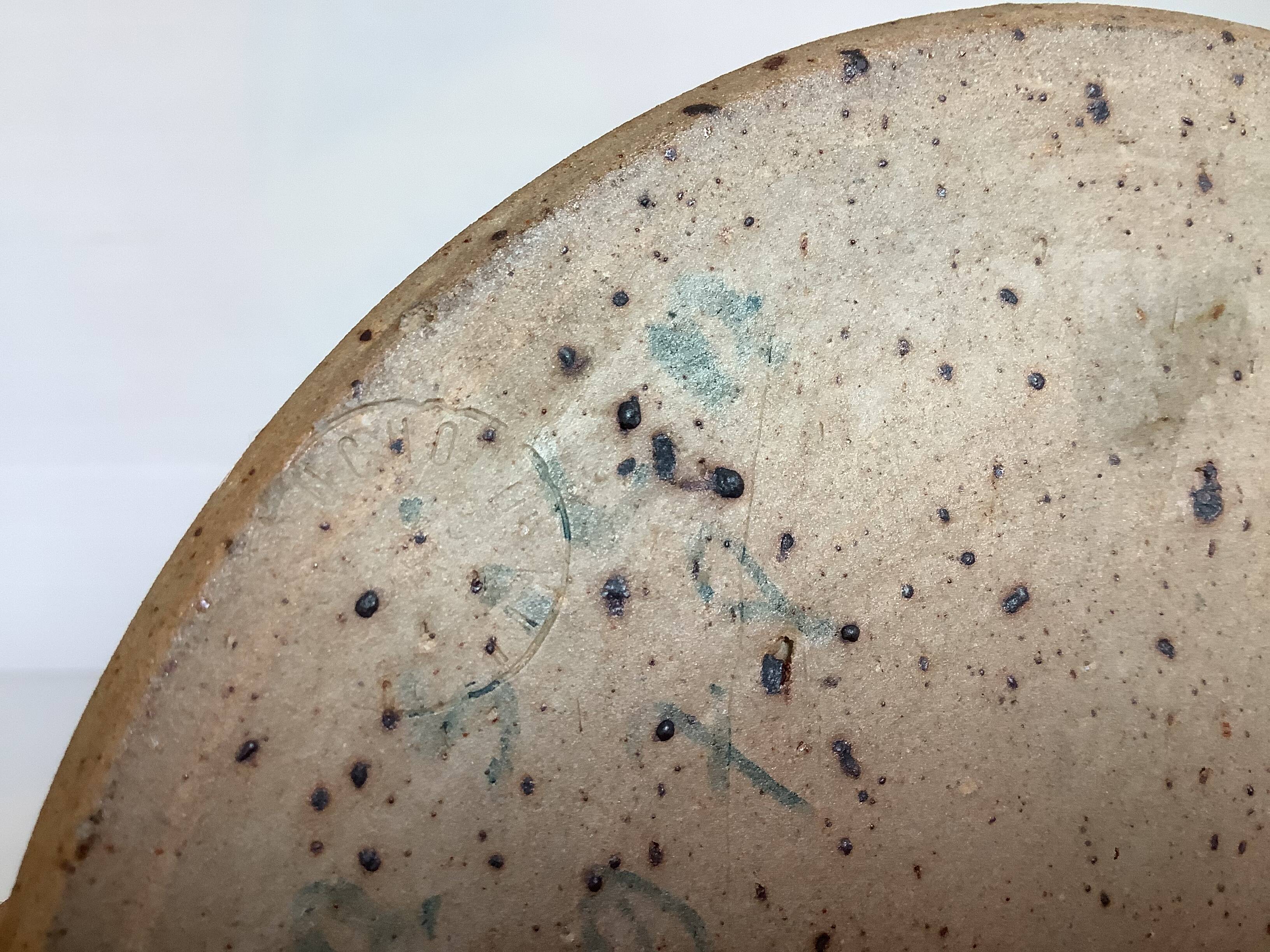 Speckled ceramic ashtray tray