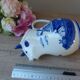 Old milk jug small cow pitcher in delf blue holland ceramic hand painted