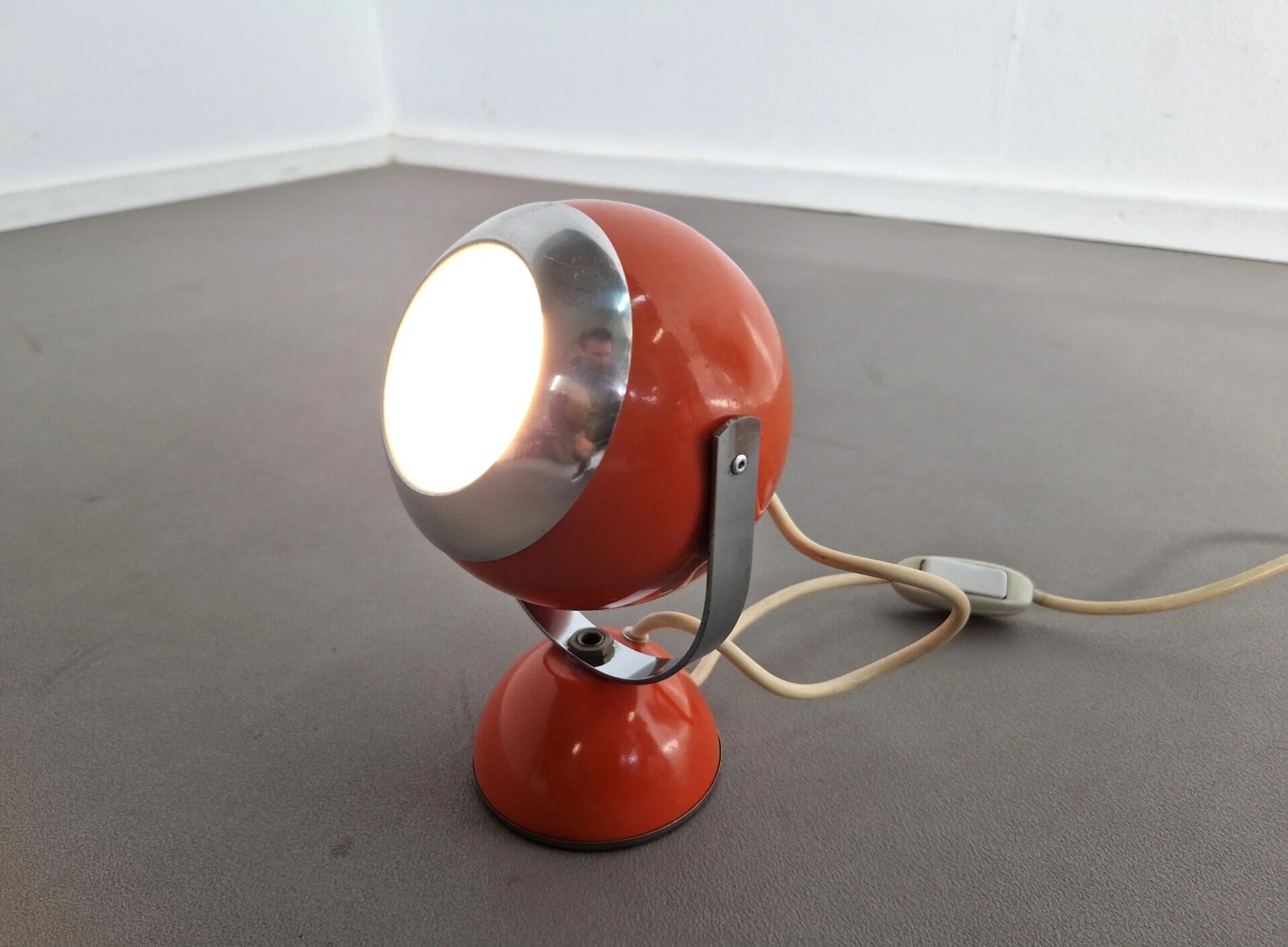 Lampe de table œil de l'ère spatiale | Années 1970