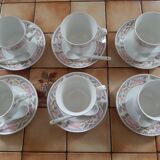 Tea cup with saucers
