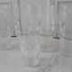 Set of 8 glasses engraved years 50-60