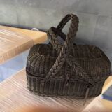 Old basket Osier Early twentieth century