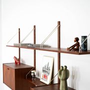 Teak shelving unit, Danish design, 1960s, manufactured in Denmark