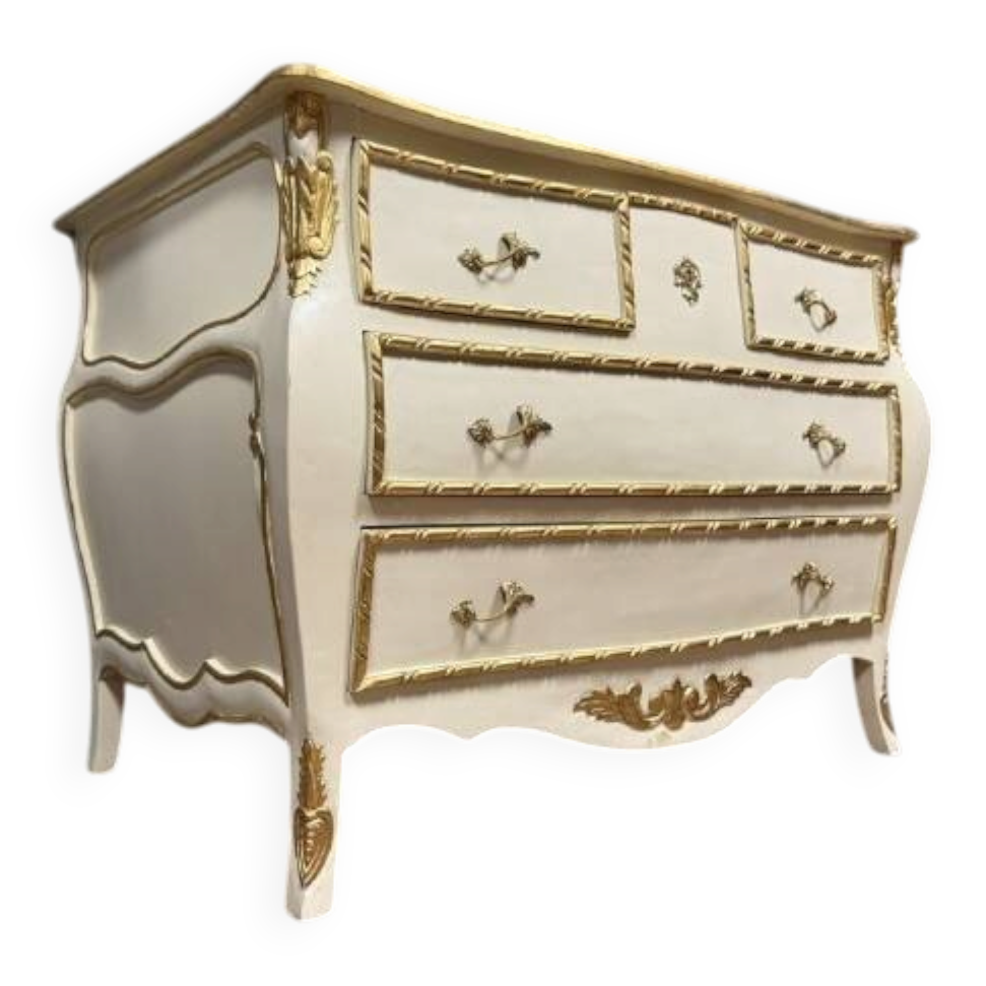 Commode galbée style louis XV