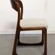 Series of 4 Baumann sled chairs from the 60-70s