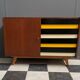 Jiri Jiroutek Yellow sideboard model U458 by Interier Praha 1960s