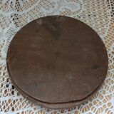 Small antique wooden mirror