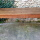 Oak farmhouse table turned legs