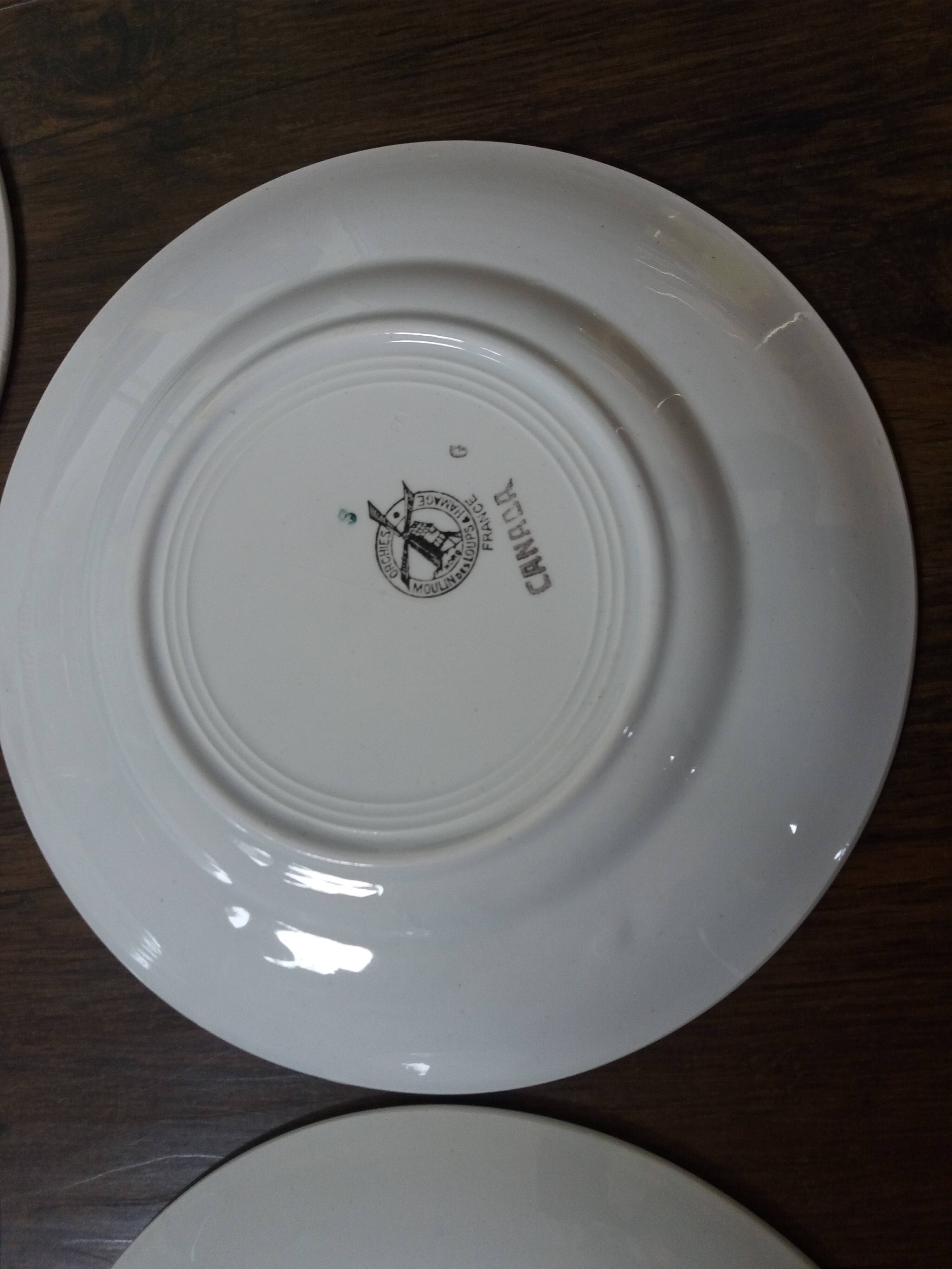 Flat plates Moulin des Loups and Hamage, Orchies, Canada, iron land