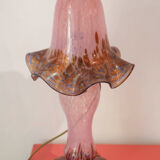 Lamp Tulip Blown Glass Pink