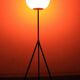 Lampadaire tripode en rhodoïd par Aro Leuchten, Allemagne, 60's