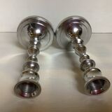 Pair of silver candlesticks