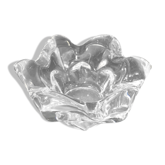 Empty pocket ashtray cut flower shape stamp