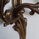 Louis XV style bronze wall light Petitot lighting fixtures