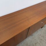 Vintage 60s - 70s teak sideboard German, TV cabinet