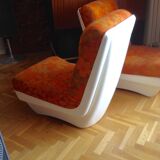 Pair of pop armchairs early 70