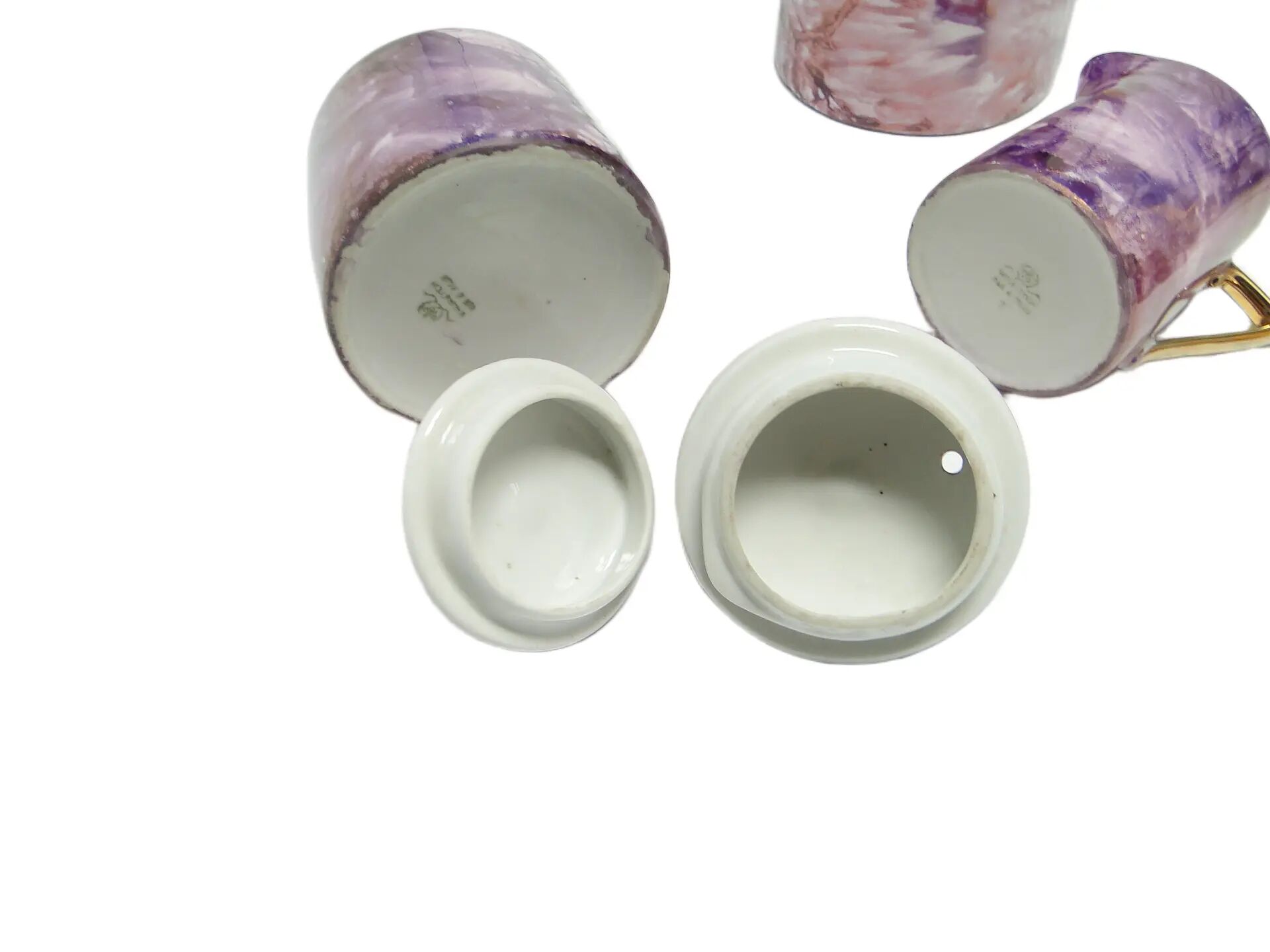 Krzysztof tableware set, mid-century modern, porcelain, Poland, 1970s.