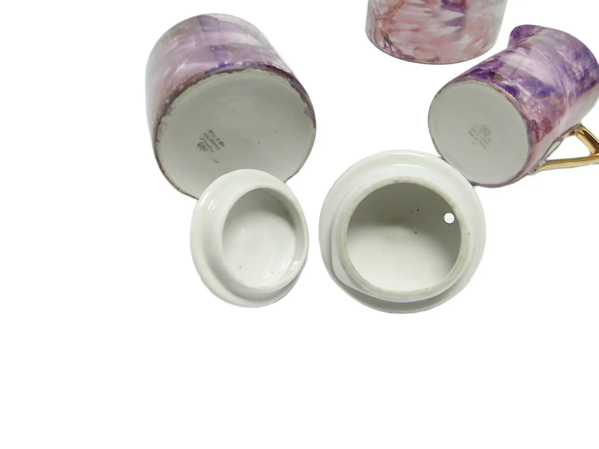 Ensemble de vaisselle Krzysztof, style moderne du milieu du siècle, porcelaine, Pologne, années 1970.