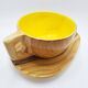 Tasse et soucoupe effet bois