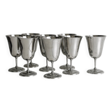 Set of 8 stemmed cups