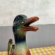 Pichet canard en faïence barbotine de Saint-Clément