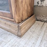 XXL industrial sideboard with glass doors