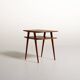 Swedish teak and mahogany side table, 1950s