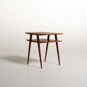 Swedish teak and mahogany side table, 1950s