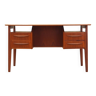 Teak desk, Danish design, 1970s, designer: Gunnar Nielsen, manufacturer: Tibergaard