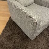 2 Chester armchairs in Italian heather gray fabric published by Habitat