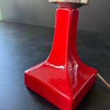 Paire Lampes Vintage Rétro Futuriste OVNI Verre Et Céramique 1970