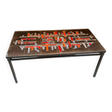 Ceramic coffee table signed Adri