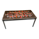 Ceramic coffee table signed Adri
