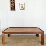 Large Scandinavian teak coffee table