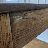 Farm table with turned legs