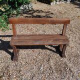 Banc d'écolier ancien