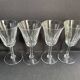 4 Saint Louis wine glasses Cerdagne service