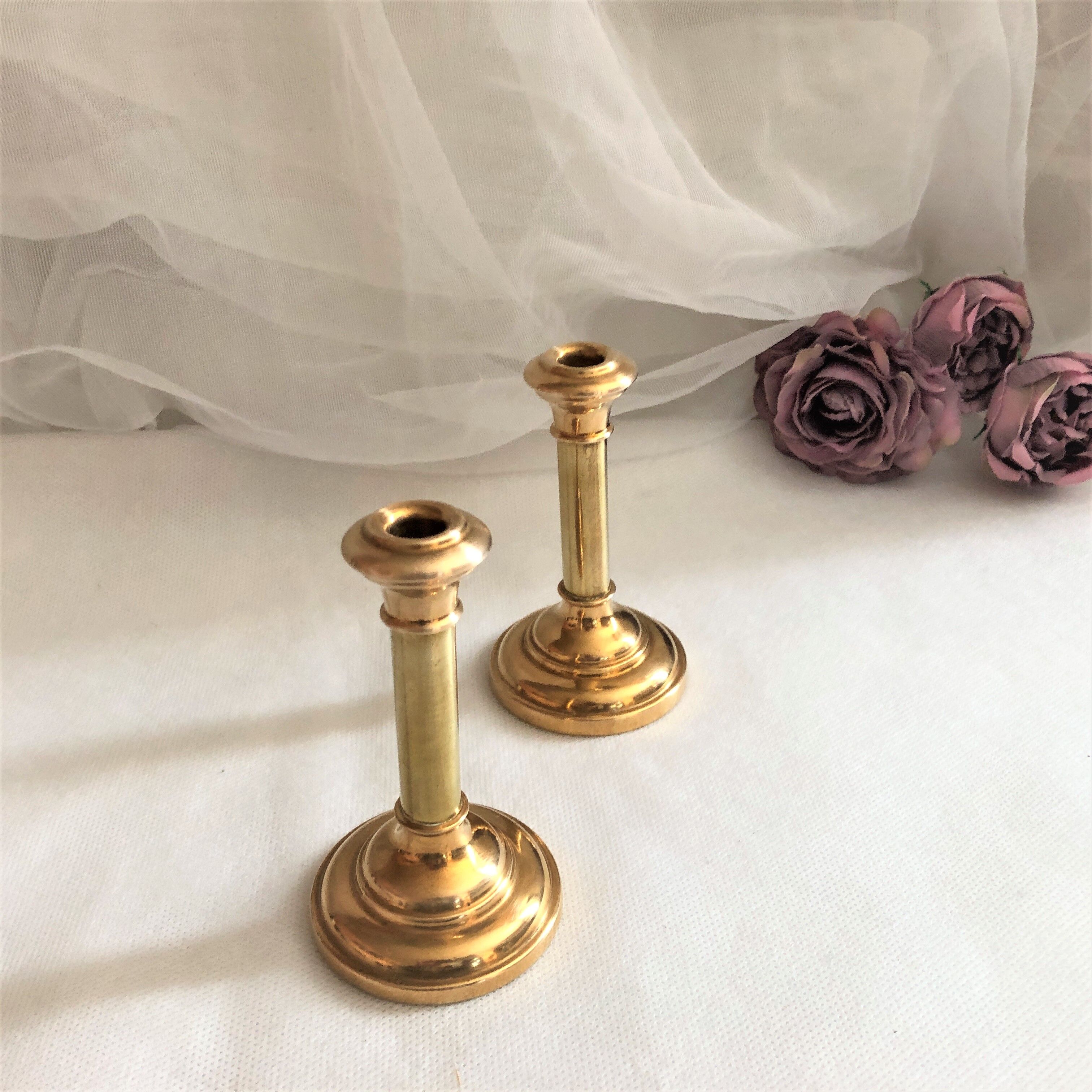 Pair of candlesticks for fine candles early twentieth century