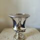 Jardinière centre de table vase Médicis argenté